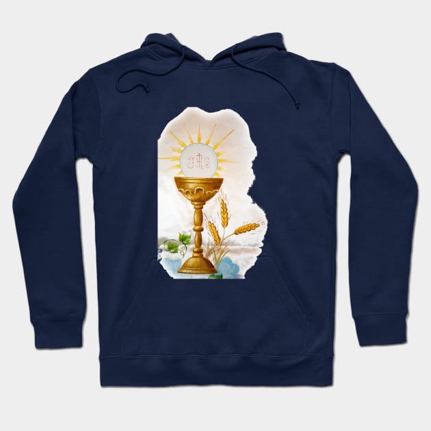 Holy communion Hoodie by Gaspar Avila